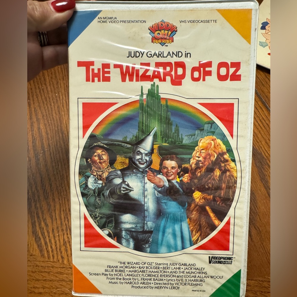 1985 The Wizard of Oz VHS